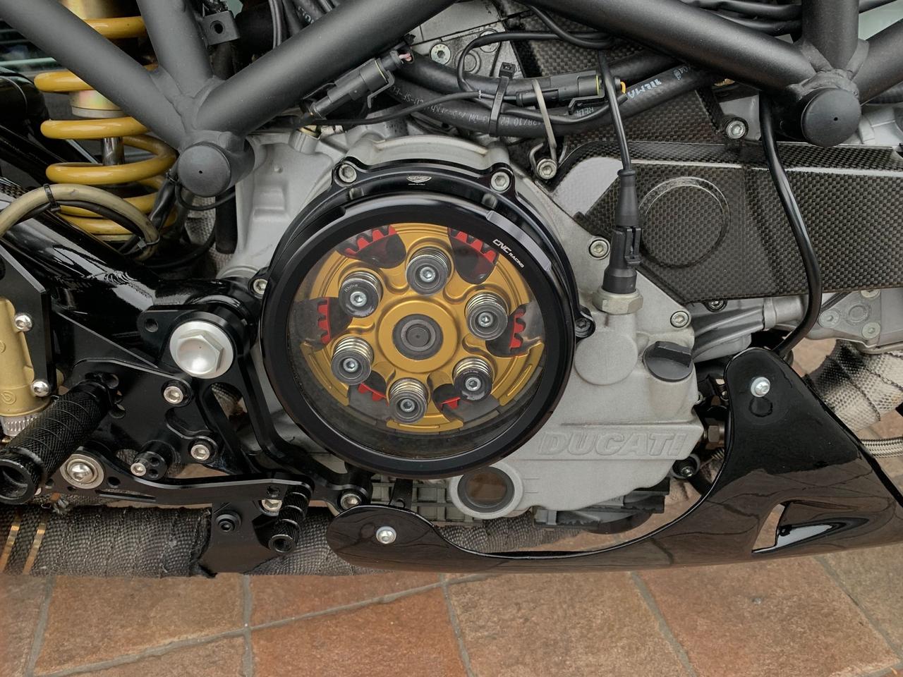 Ducati Monster S4R PARAFANGO CARBONIO PEDANE SPORTIVE