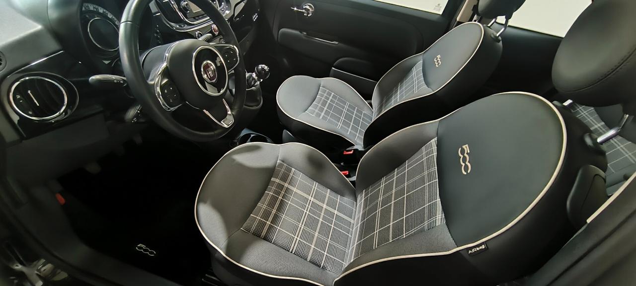 Fiat 500 1.2 lounge unipro km34mila ok neopatentati