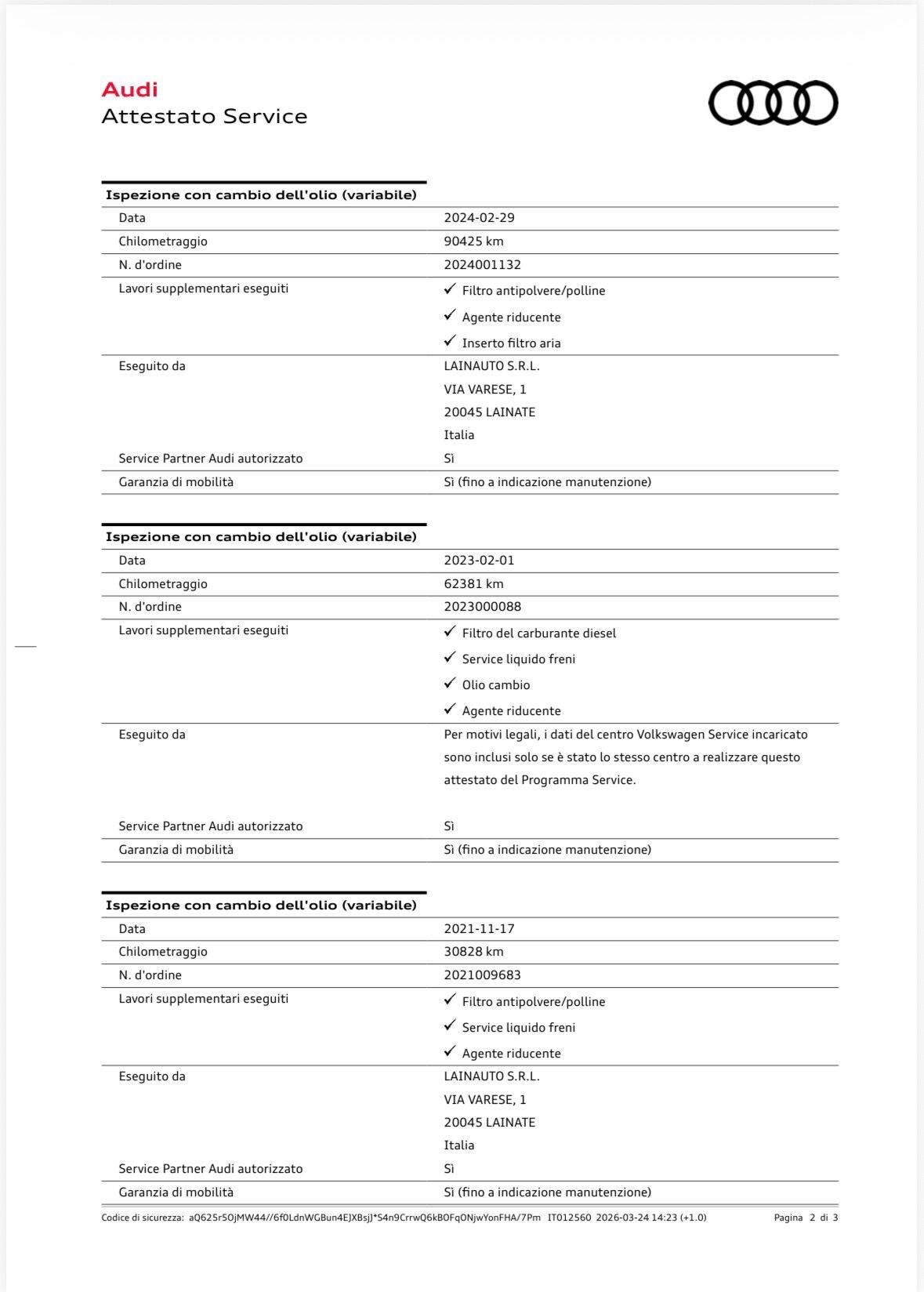 Audi A4 Avant 30 TDI/136 CV S tronic Advanced