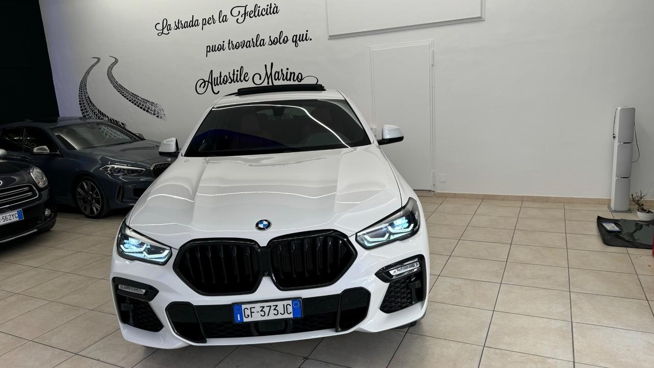 Bmw X6 xDrive30d 48V Msport PELLE ROSSA