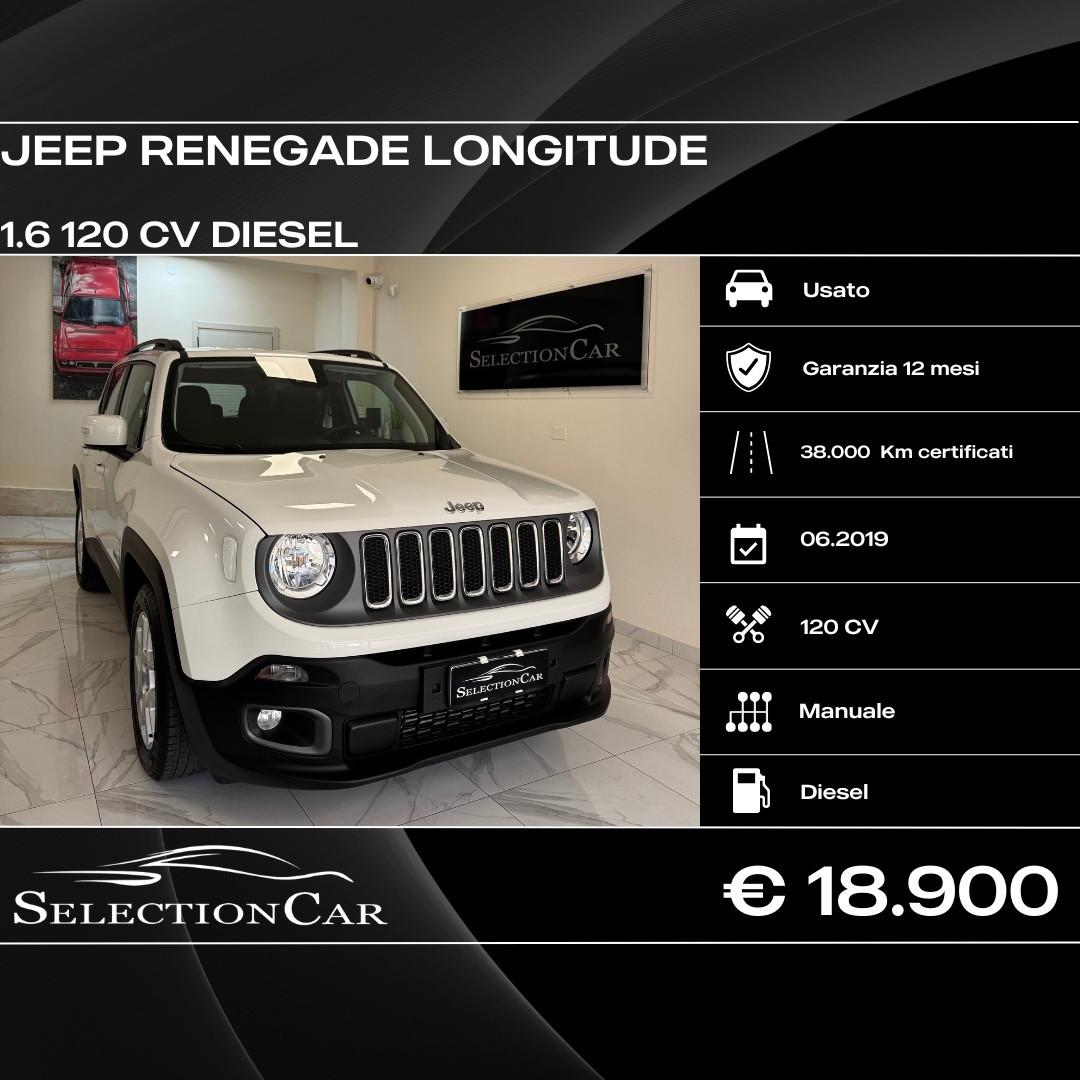 Jeep Renegade 1.6 Mjt 120 CV Longitude