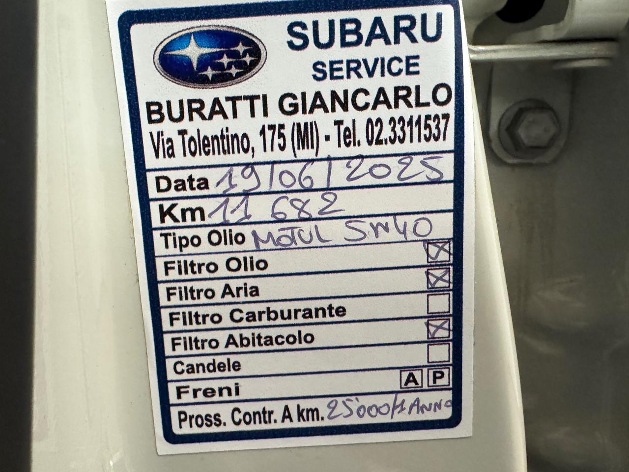 Subaru Impreza XV 1.6i Lineartronic Style Navi Km12000!! Certificati