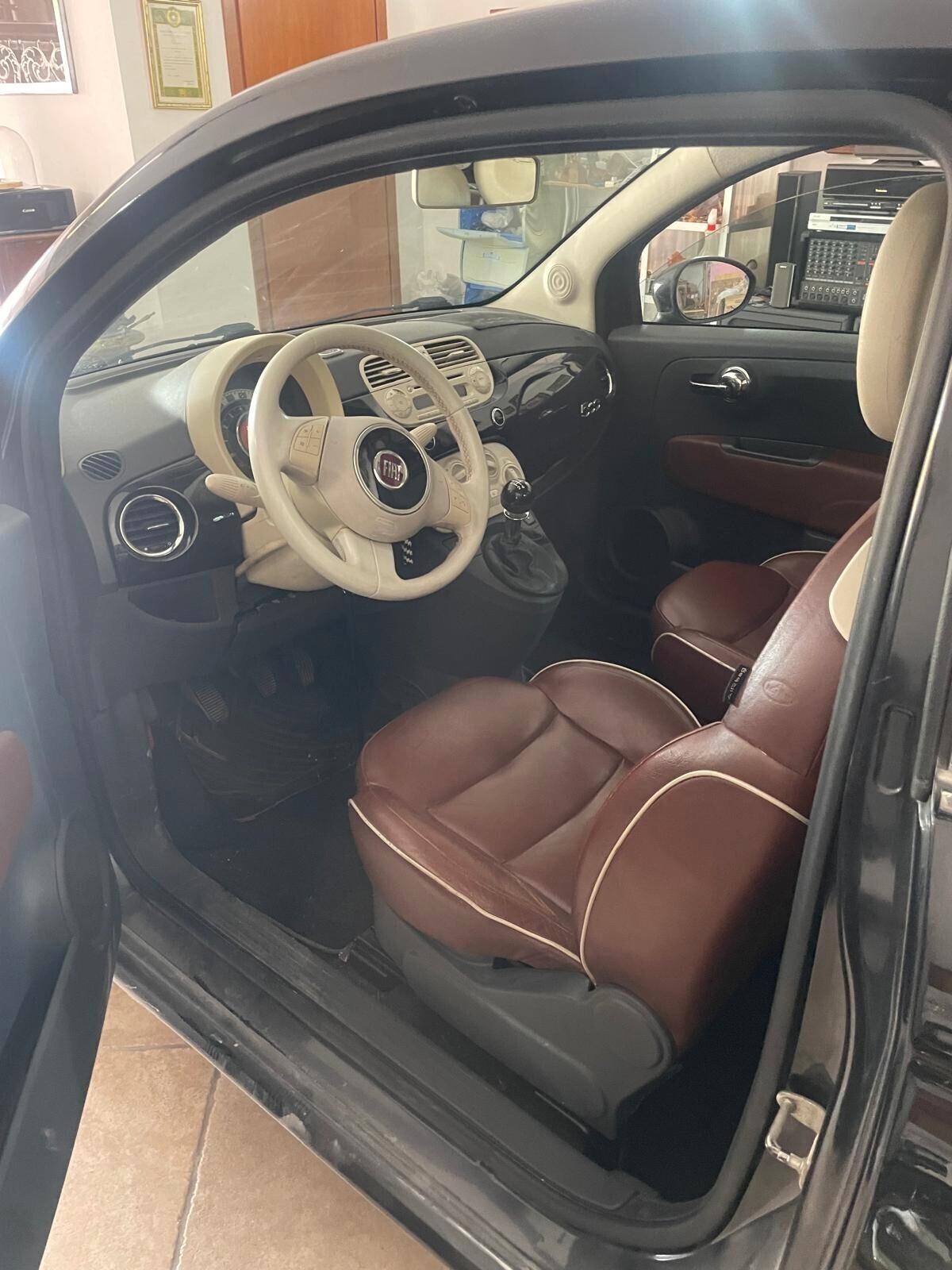 Fiat 500 1.2 Lounge *PELLE *TETTO APRIBILE - 2011