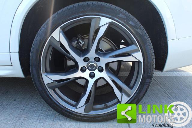 VOLVO XC90 D5 AWD Geartronic 7 posti R-design,Crystal White