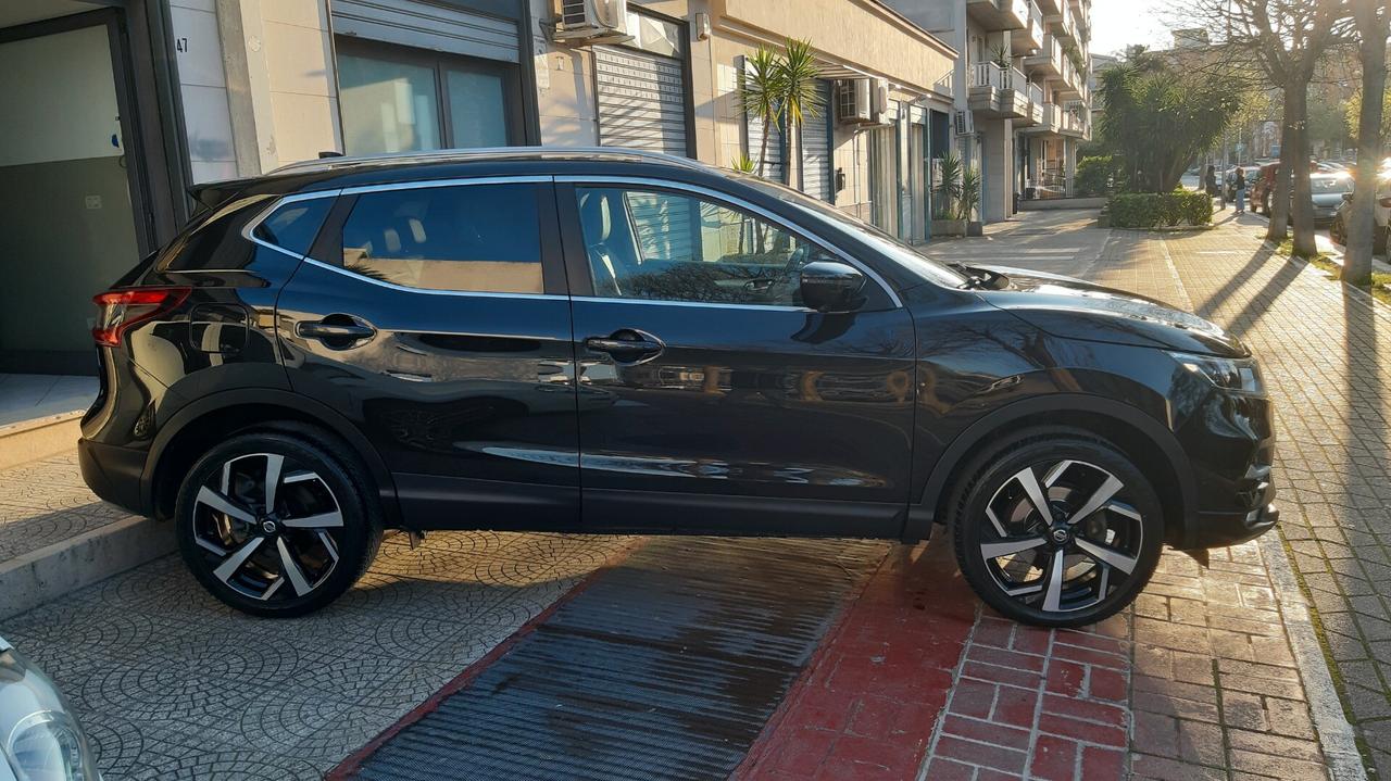 NISSAN QASHQAI1.5 DCI TEKNA TETTO-PELLE-CAMERA 360°