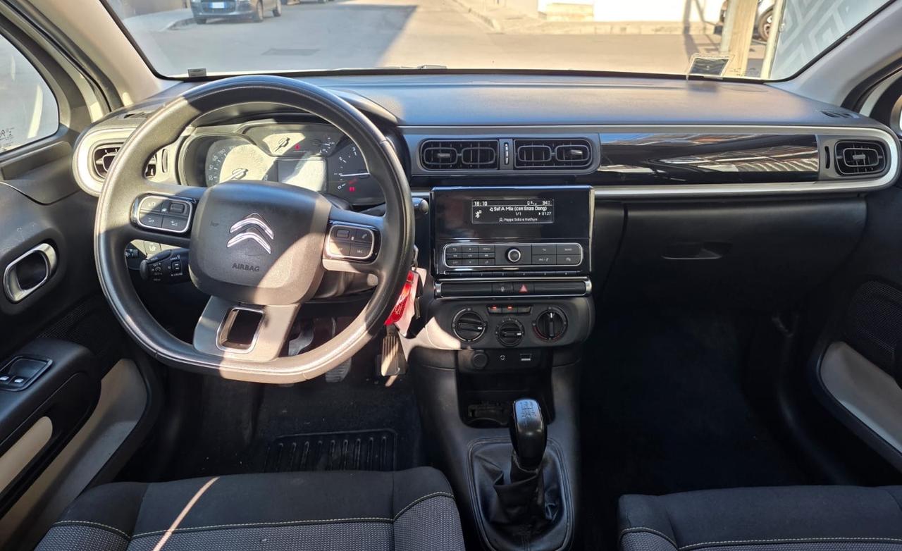 Citroen C3 BlueHDi 1.6 diesel 75 cavalli anno 2018