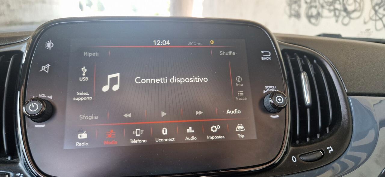 Fiat 500 Cabrio 1.2 Mirror Tagliandi Certificati