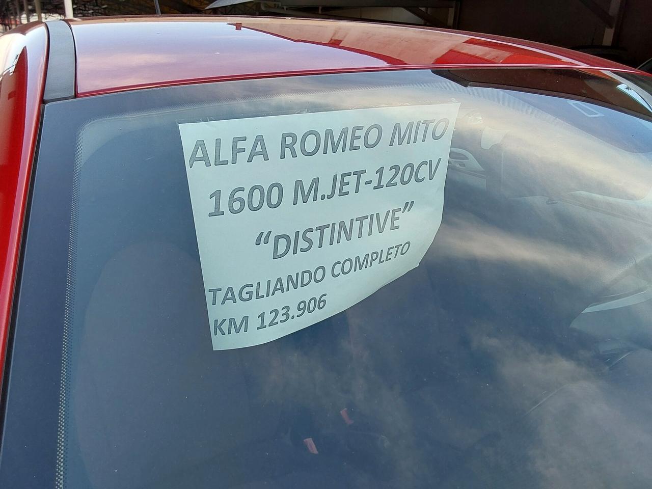 Alfa Romeo MiTo 1.6 JTDm 16V 120 Cv Distinctive