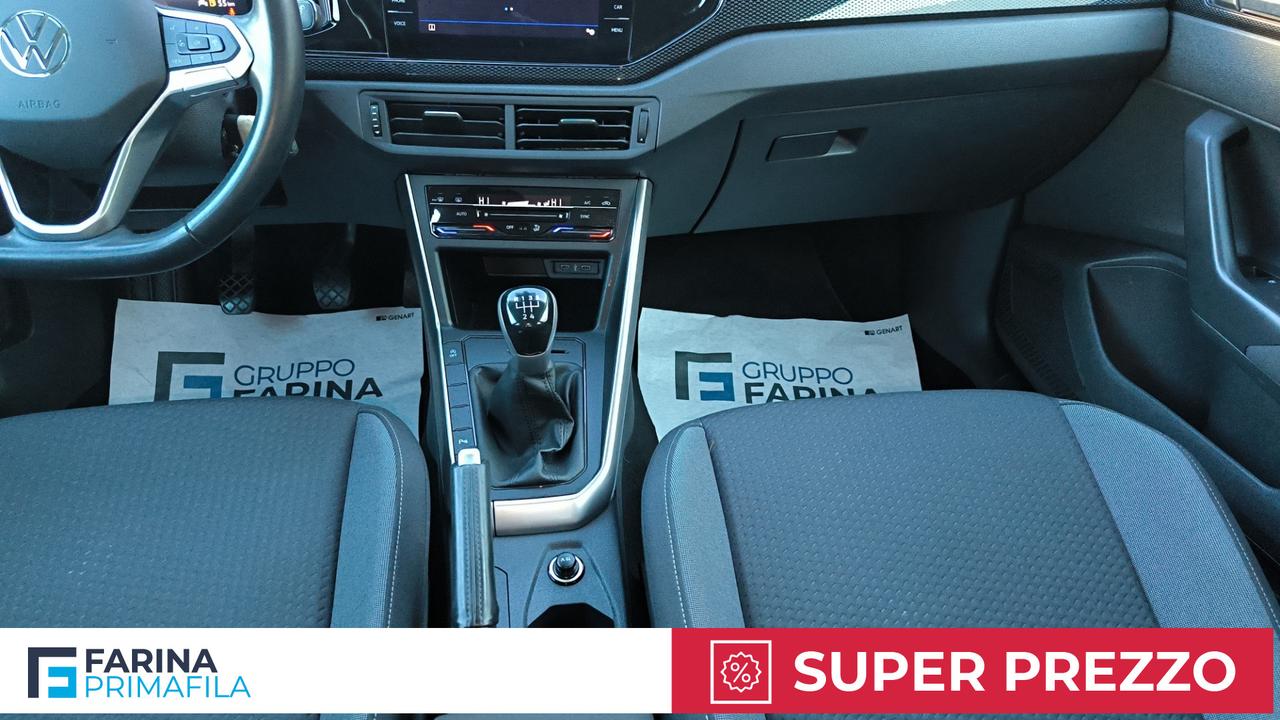 VOLKSWAGEN Taigo - Taigo 1.0 tsi Life 95cv