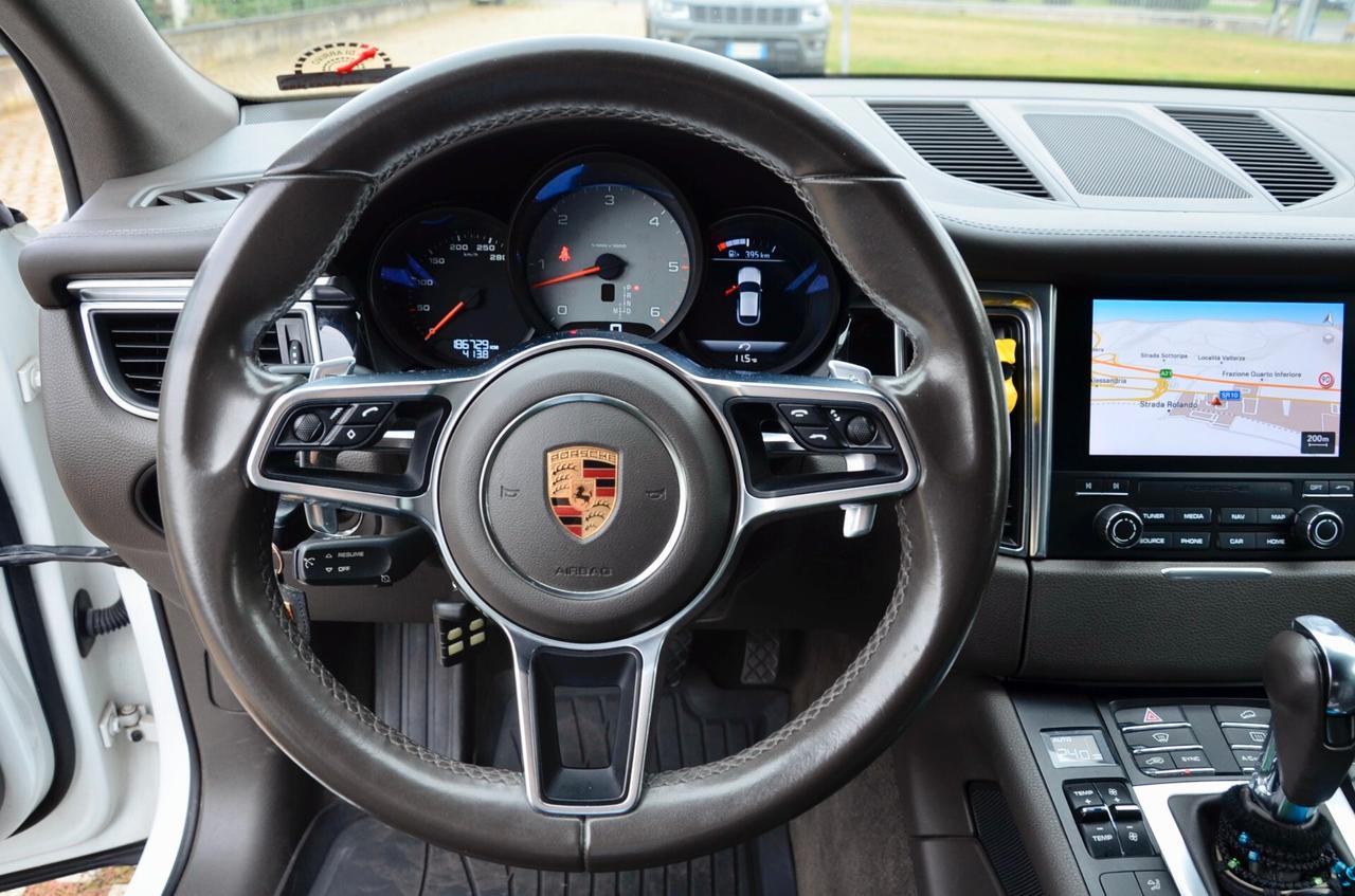 PORSCHE MACAN S 3.0d 250cv PDK, OTTIME CONDIZIONI, SERVICE CON FATTURE, NAVI, GANCIO TRAINO, 20", PERMUTE