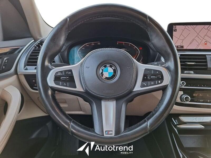 BMW X3 xDrive 20d 190 CV Mild Hybrid 48V Automatica NAVI LED Luxury