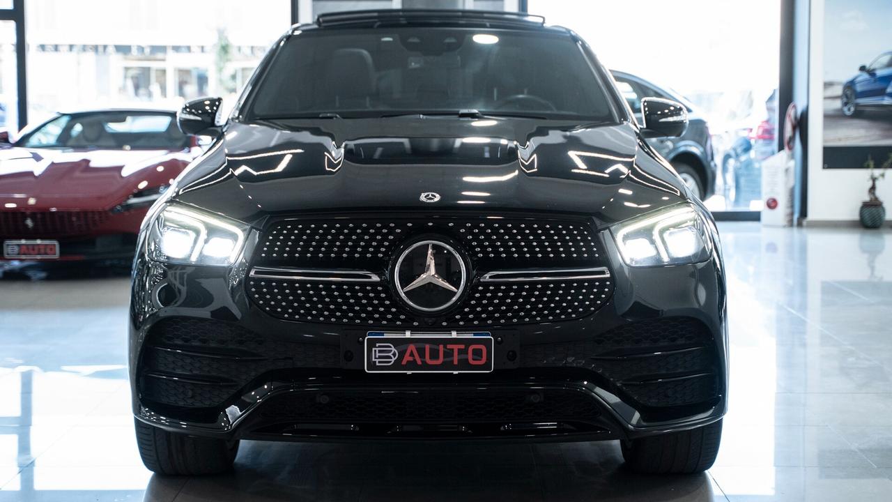 Mercedes-benz GLE 400 D COUPE 4MATIC PREMIUM PLUS AMG TETTO PACK LUCI BURMESTER MULTIBEAM HEAD UP DISPLAY FULL OPTIONAL