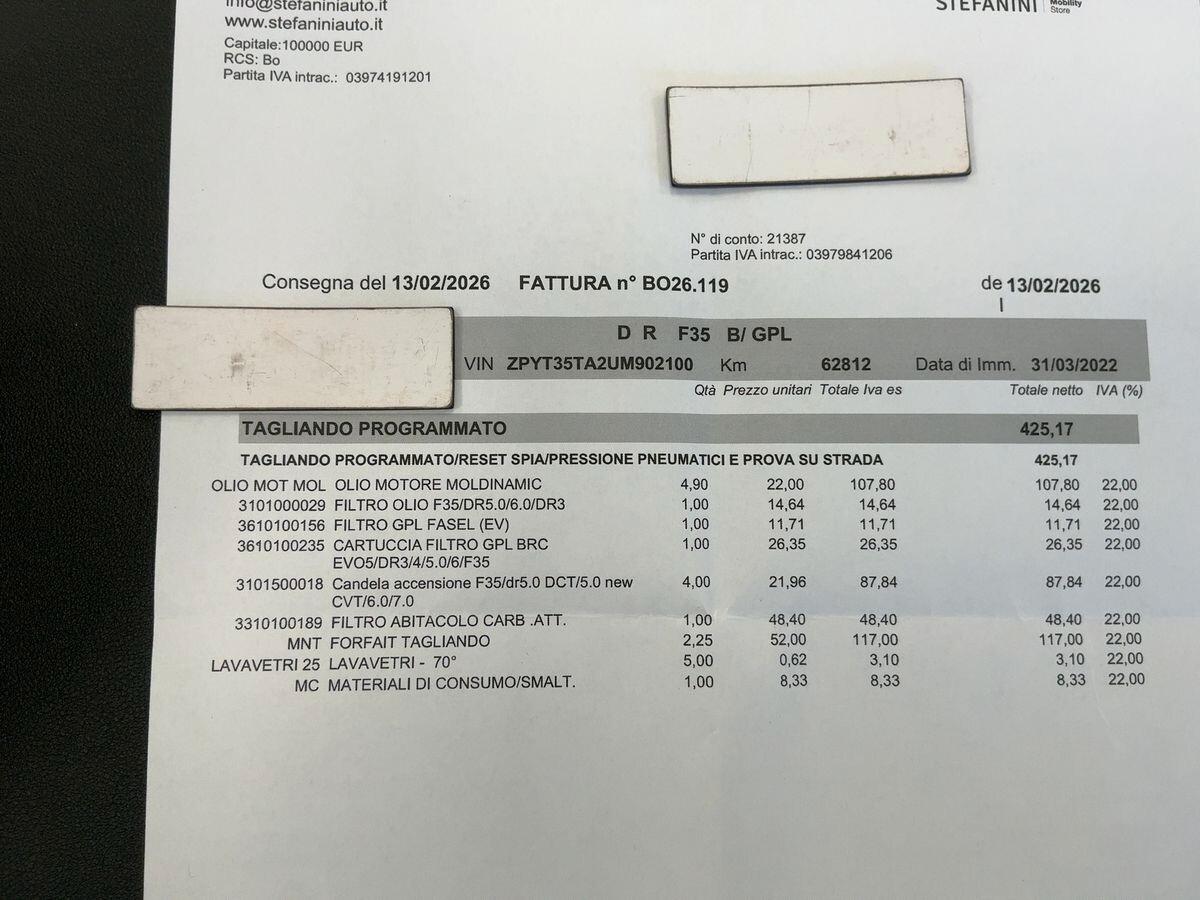Dr F35 1.5 Turbo Bi-Fuel 156 CV!