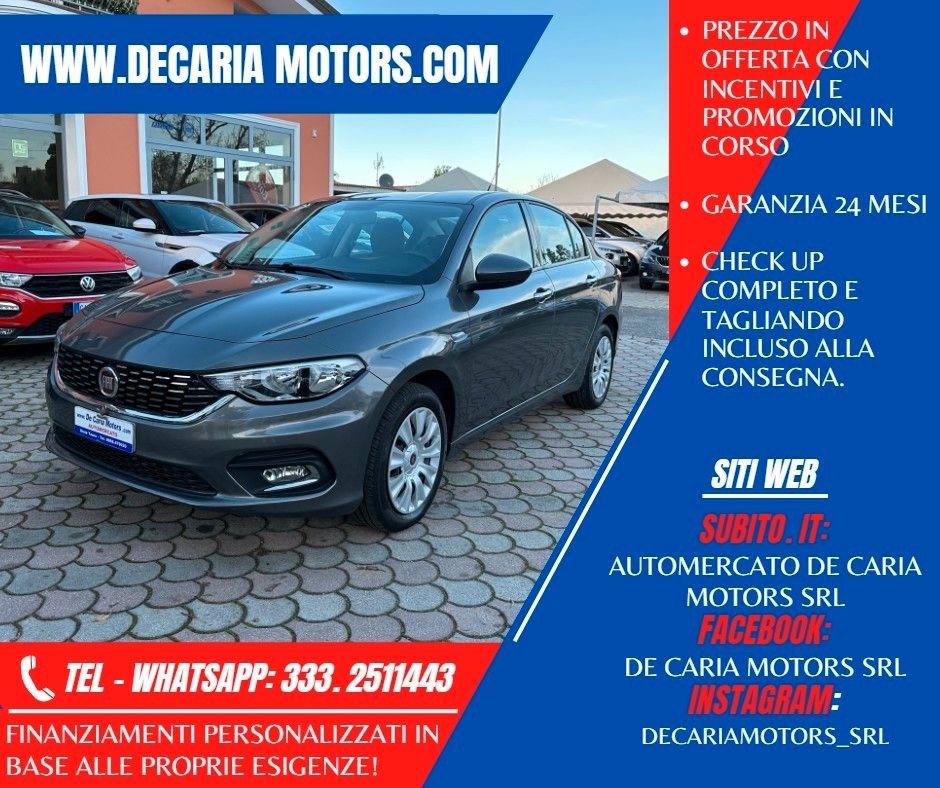 FIAT TIPO 1.6 M.J 120CV Easy - 2017