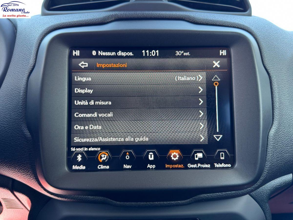 JEEP - Renegade - 1.6 Mjt 120CV Night Eagle#NAVIGATORE 8.4!