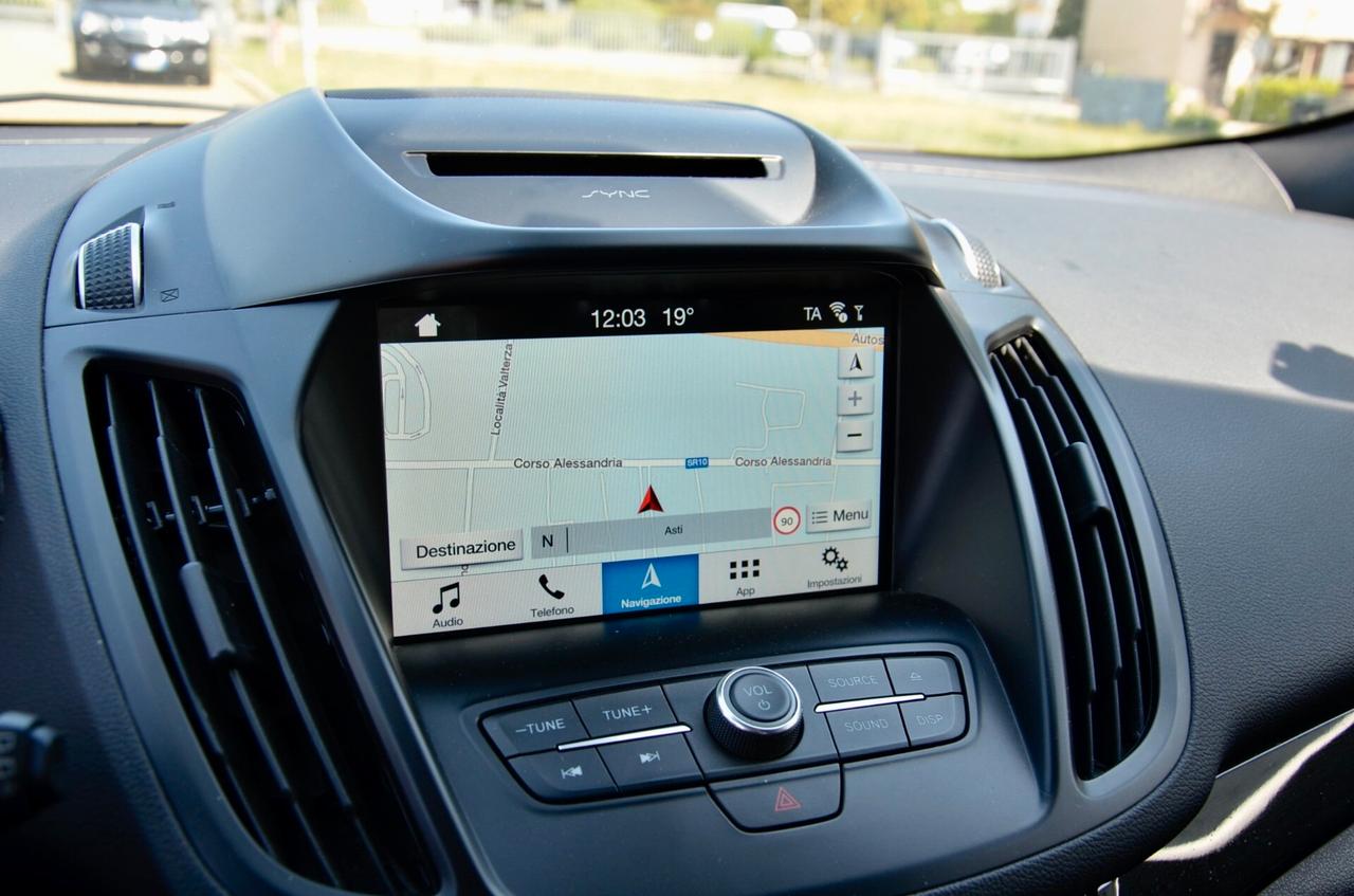 FORD KUGA 2.0 TDCI ST-LINE 150cv, PREZZO REALE, SERVICE FORD, UFF ITALIANA, EURO 6C, HI-FI SONY, APPLE ANDROID, RETROCAMERA, PERMUTE