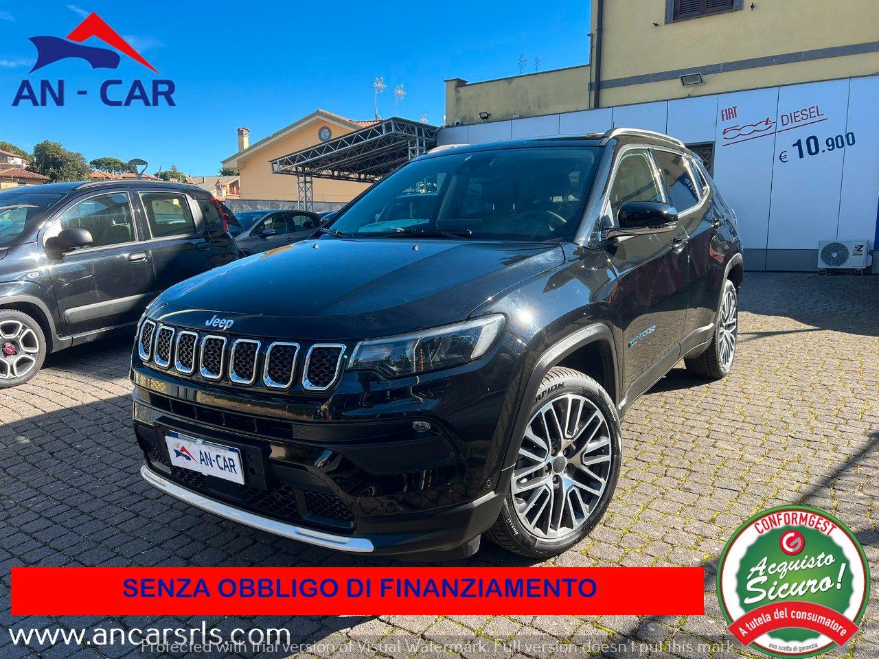 Jeep Compass 1.3 T4 PHEV 190CV Limited 4xe - Tetto Apr - Telecamera