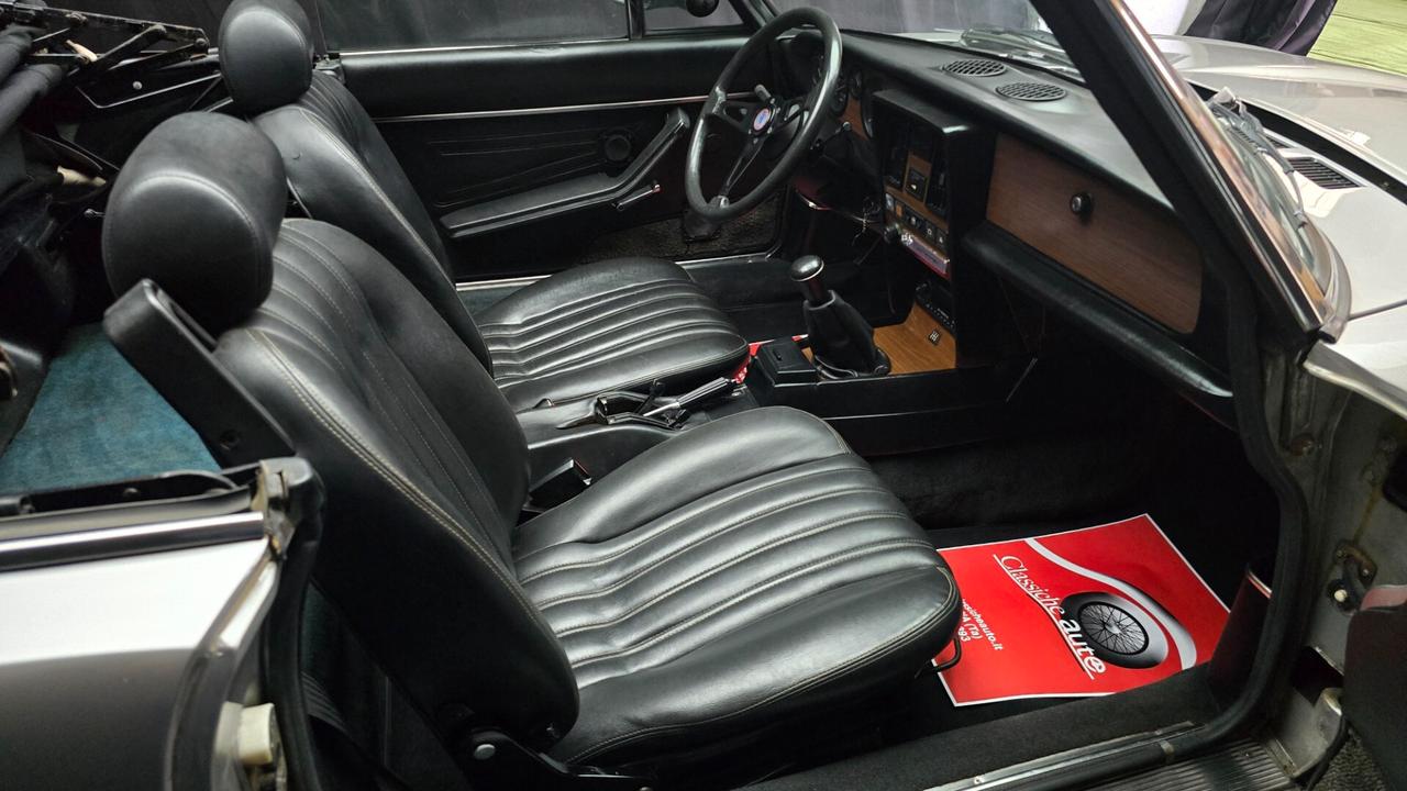 Fiat 124 Spider DS Pininfarina Europa, certificata ASI CON CRS.