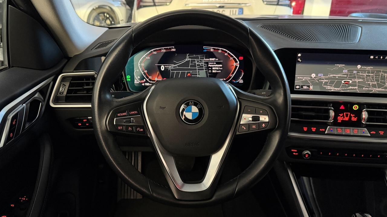 BMW 420D GRAN COUPE 2.0 X-DRIVE 48V ADVANTAGE 190CV - FULL LED, VIRTUAL COCKPIT, PELLE
