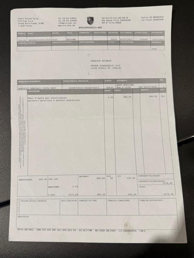 PORSCHE 911 3.8 Carrera S Coupè *Leggere descrizione*