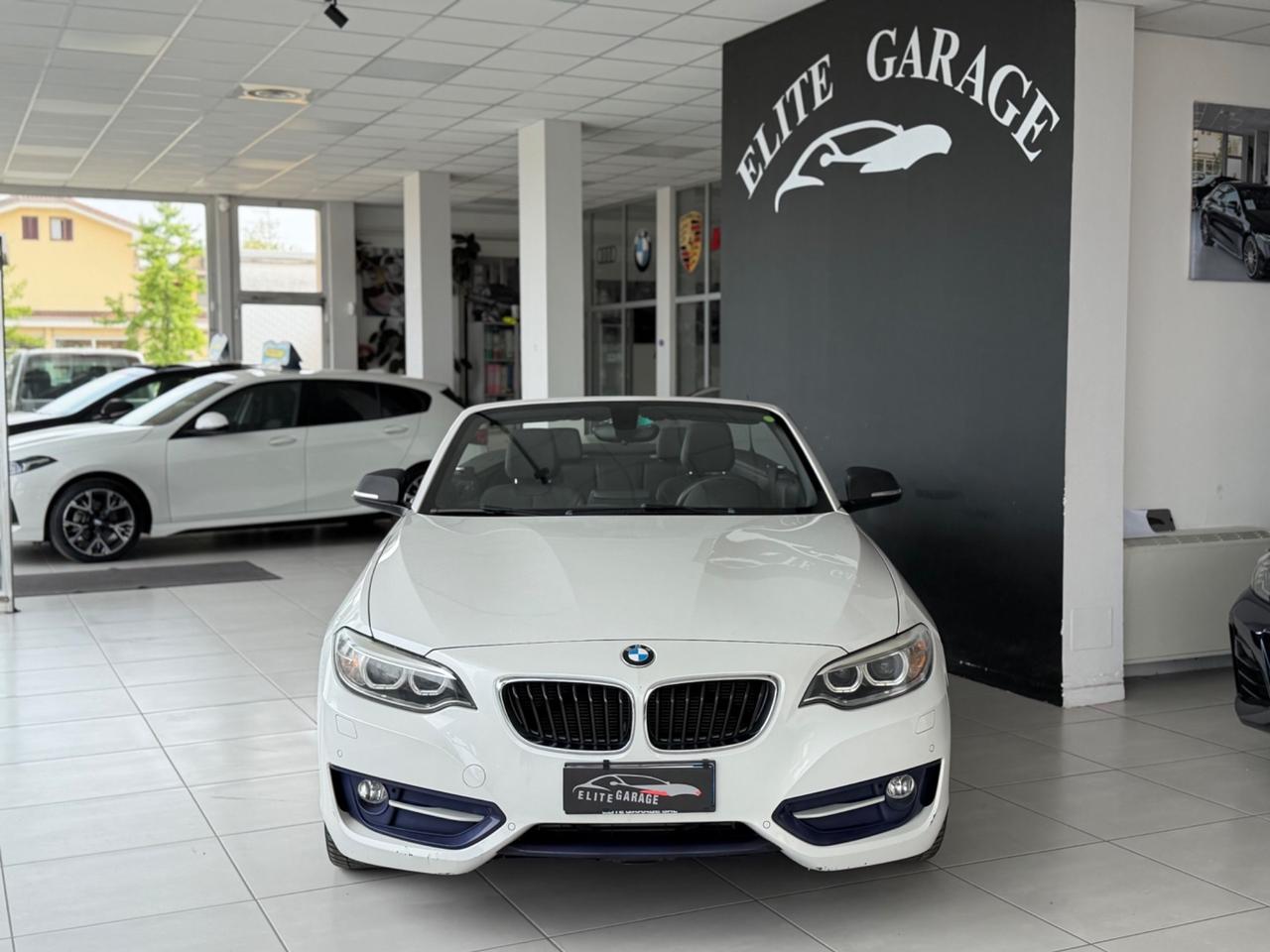 Bmw 218i Cabrio Sport Bianco Perla