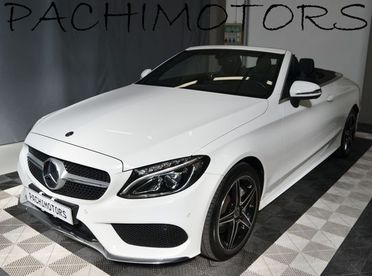 MERCEDES-BENZ C 180 Cabrio Premium Amg Automatica Capote Blu