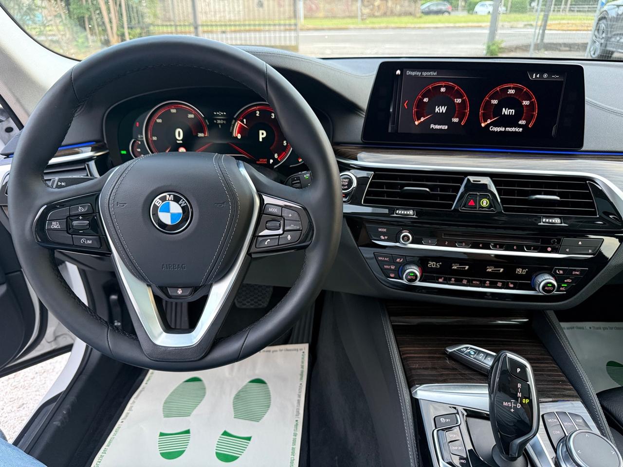 Bmw 520 520d xDrive Touring Luxury Full Tettto Pelle Navi