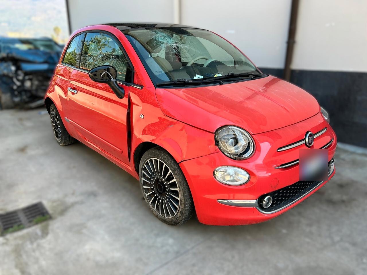 Fiat 500 1.2 Benzina - 2016 Incidentata