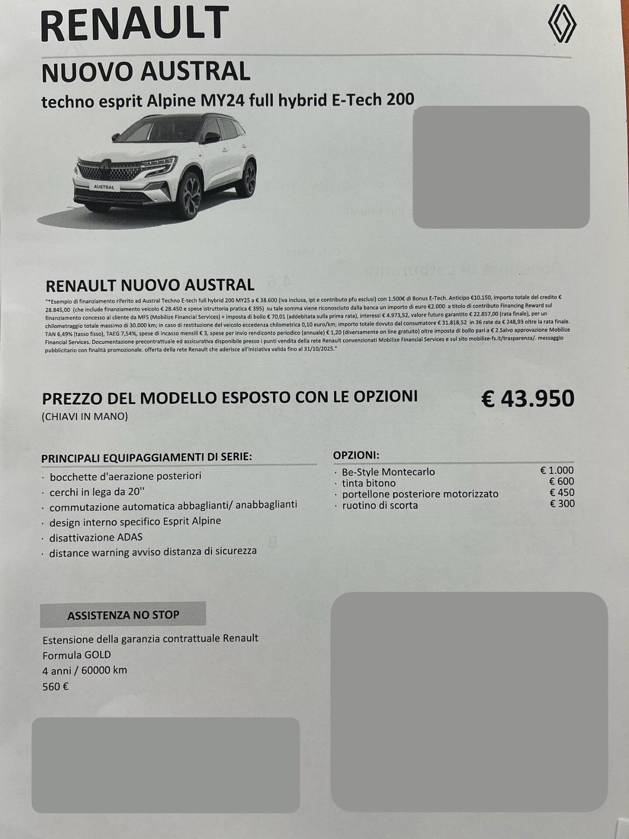 Renault Austral E-Tec 200cv full hybrid AUTOCARRO IN OFFERTA-N1