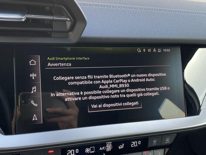 Audi A3 SPB S Line interno ed esterno 2.0 TDI 150CV s-tronic 35