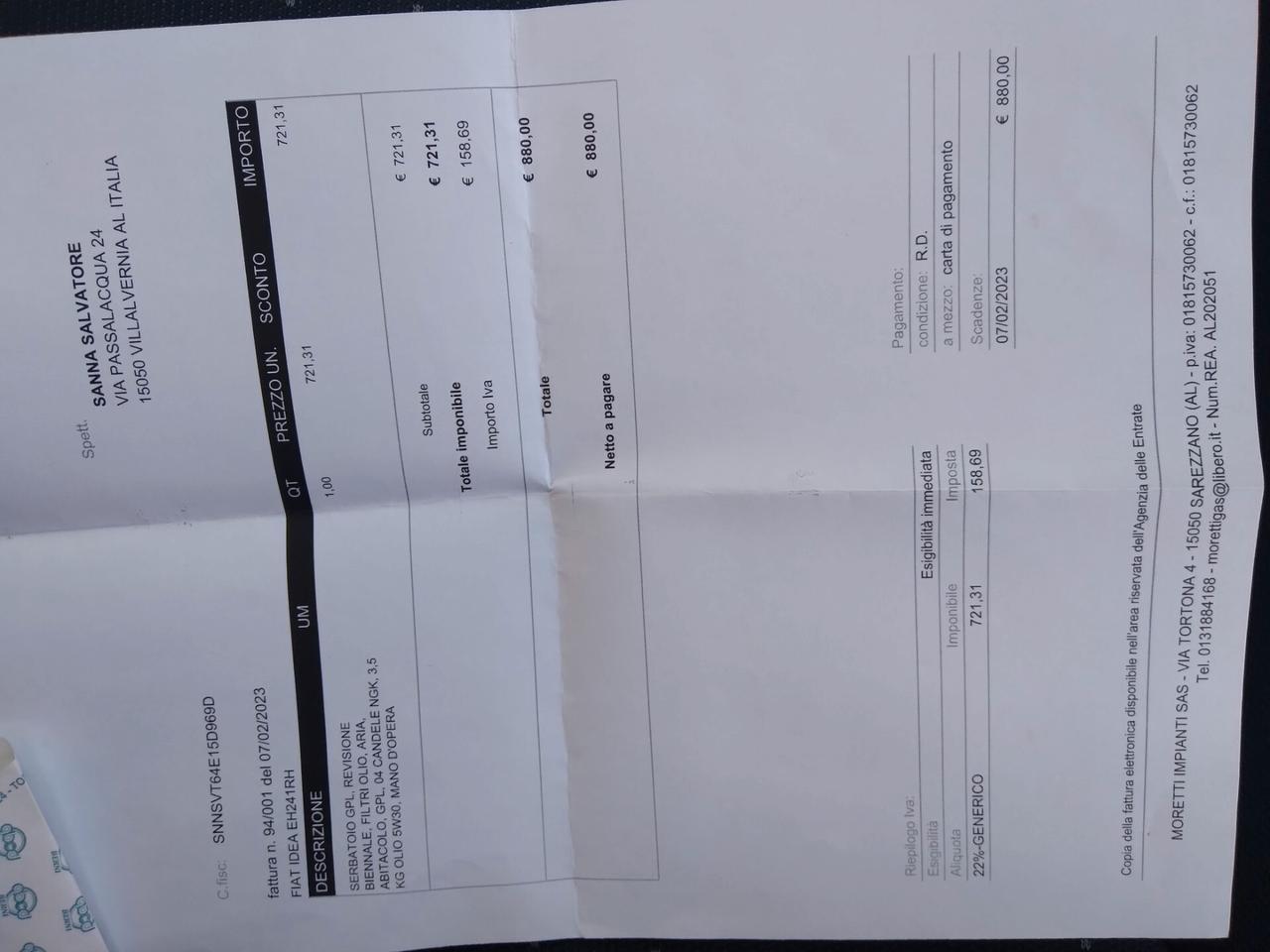 Fiat Idea 1.4 16V 95cv S&S Dynamic benzina-gpl xneopatentati