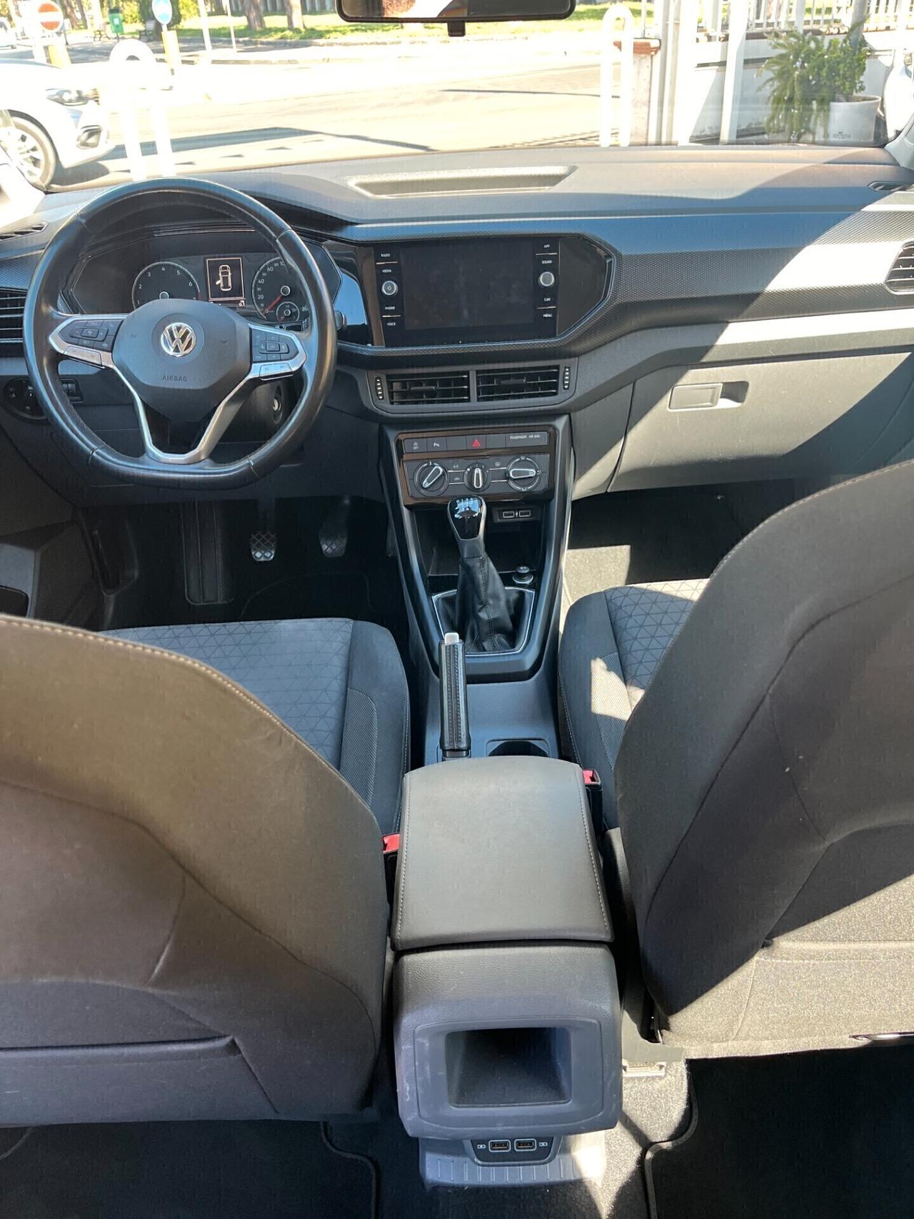 Volkswagen T-Cross 1000 BENZINA 95 CV KM CERTIFICATI UNICO PROPRIETARIO