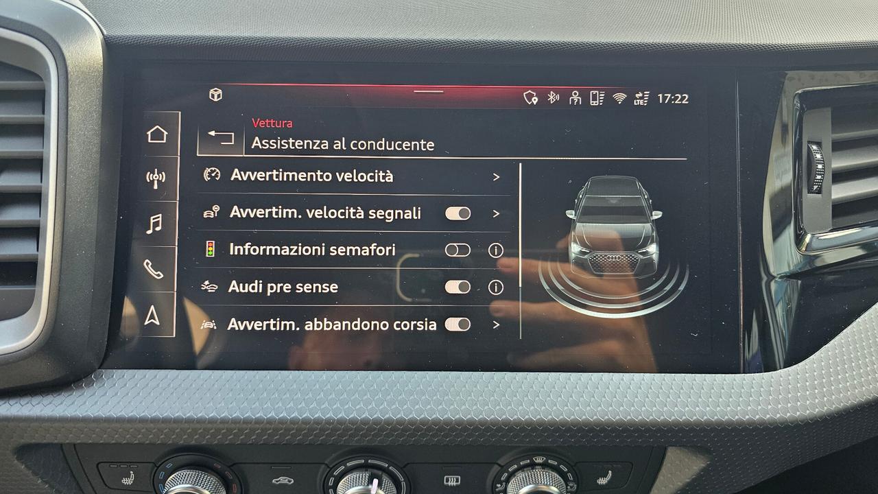 A1 SPB 30 TFSI S tronic Identity Black S-LINE INTERNO ESTERNO LED TAGL UFF GAR AUDI