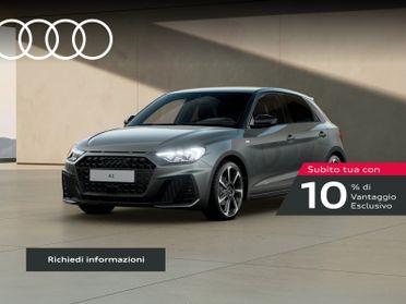Audi A1 sportback 30 1.0 tfsi identity black 116cv s-tronic