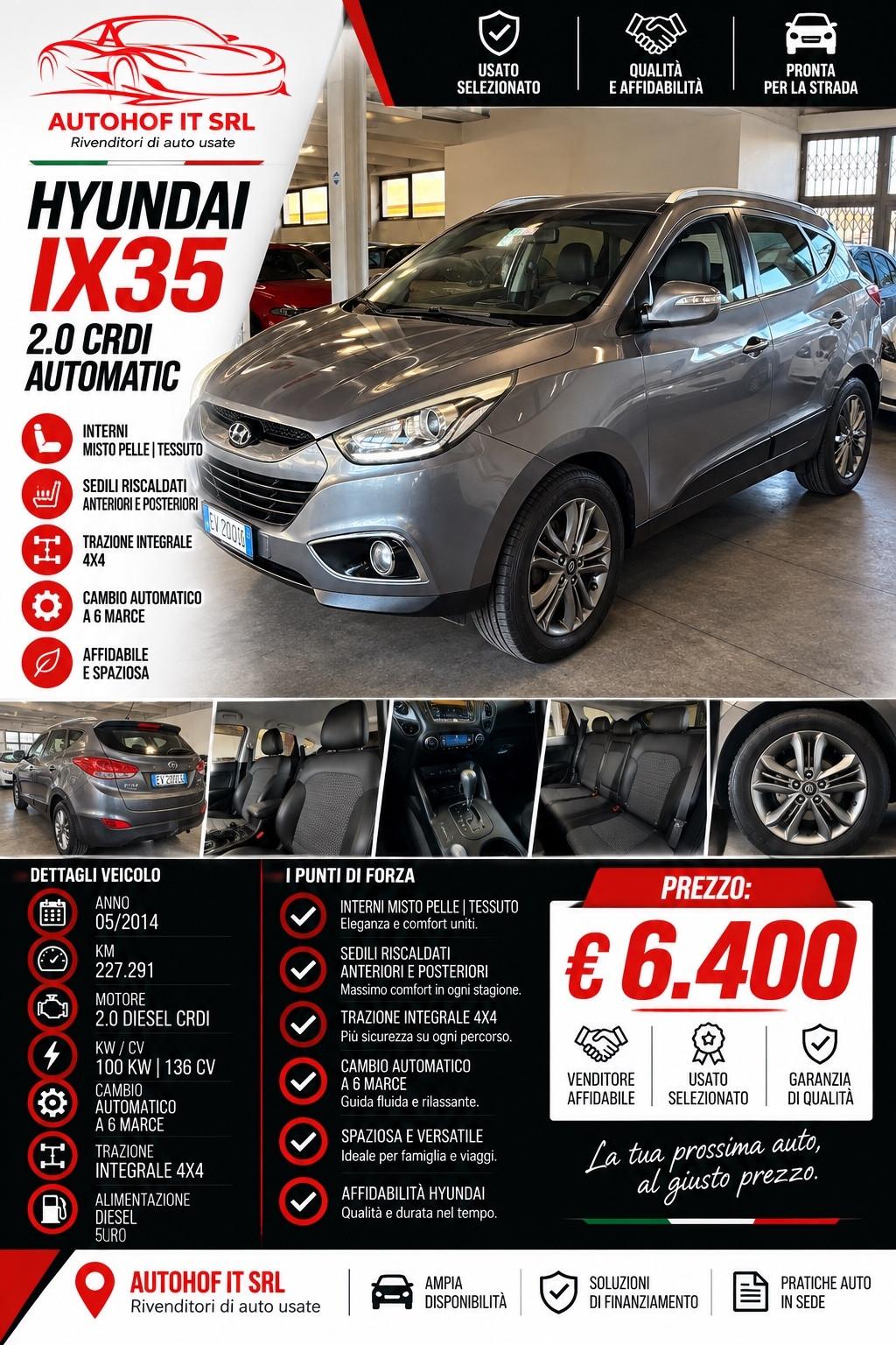 Hyundai iX35 2.0 CRDi 4WD AUTOMATIC