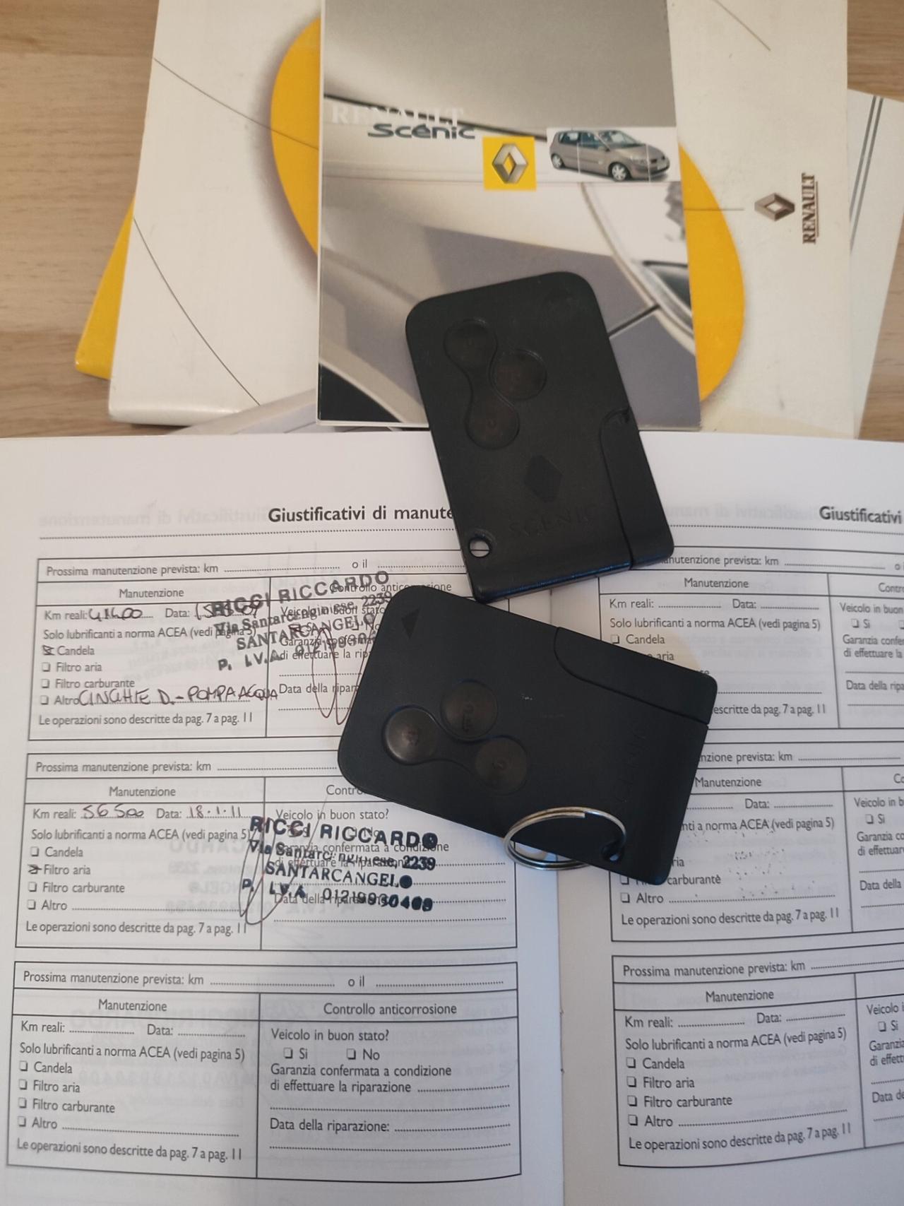 RENAULT SCENIC 1.6BENZINA POCHI KM LEGGERE