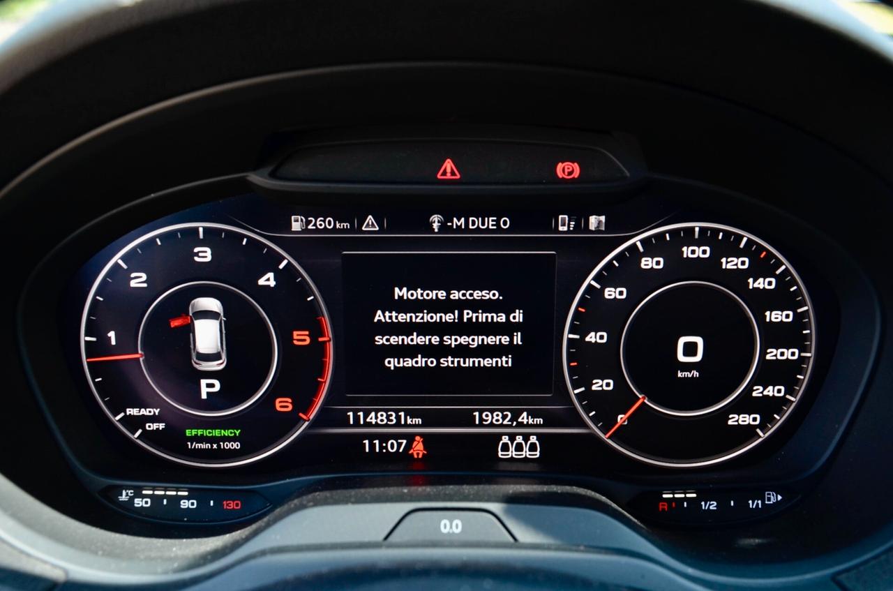 AUDI A3 SPORTBACK 30 1.6 TDI S-LINE EDITION 116cv S-TRONIC, EURO 6D, UFF ITALIANA, FULL LED, NAVI, SUBWOOFER, PERMUTE