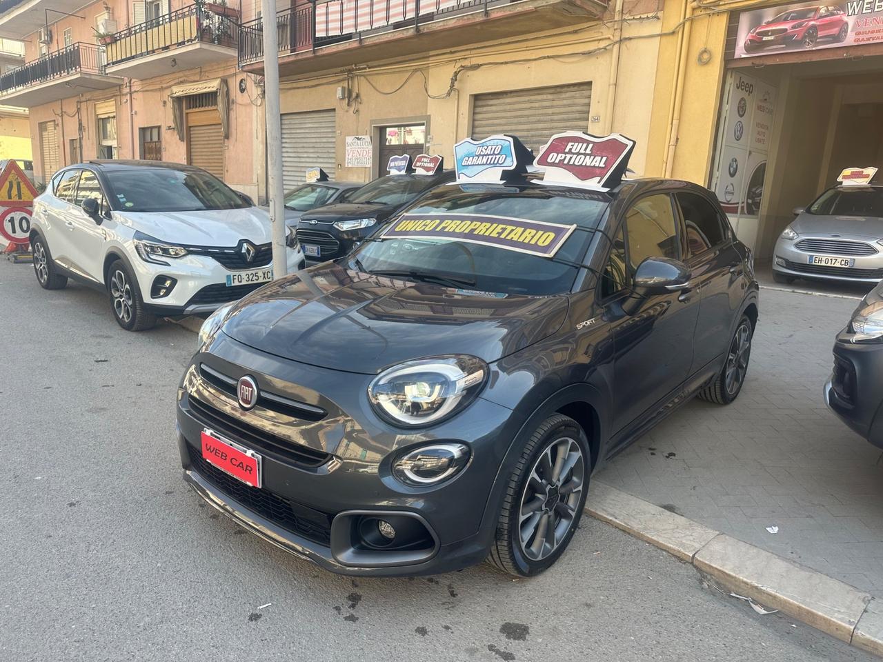 Fiat 500X 1.6 MTJ 120 CV Sport 3/2020 KM 64095 CERT 1PROP