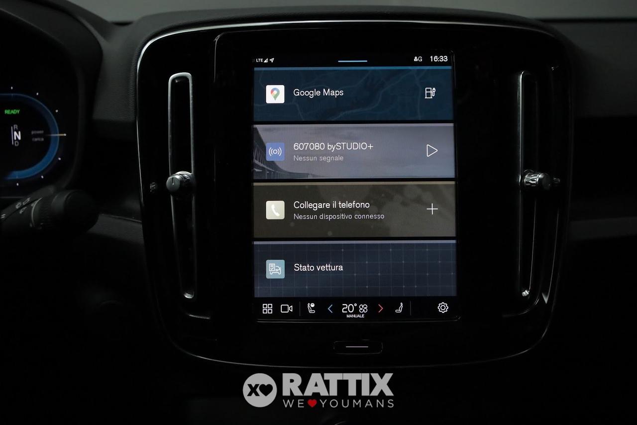 Volvo C40 motore elettrico Twin Motor Ultimate AWD + tetto panoramico