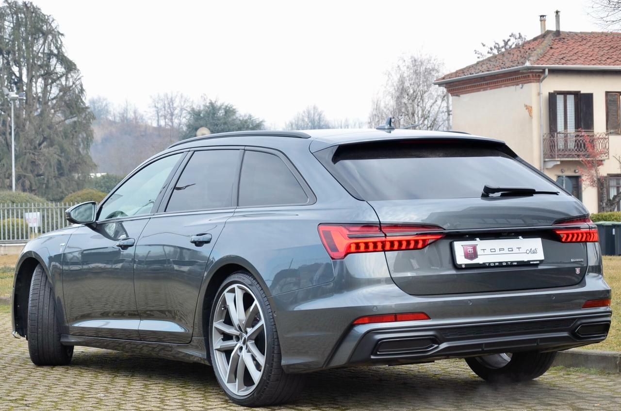 AUDI A6 AVANT 50 3.0 TDI MHEV S-LINE INT+EXT 286cv TIPTRONIC, UNICOPROPRIETARIO, UFF ITALIANA, ASSE POST, MATRIX, 21", PERMUTE