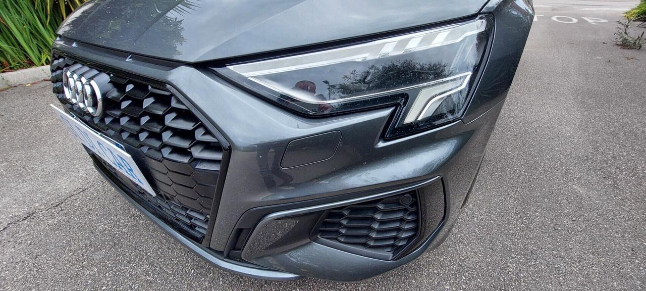 A3 SPB 4.0 TSI S-LINE AUTOMATICA ELETTRICA IBRIDA BENZINA 150 CV NAVI LEGA COCKPIT VIRTUAL
