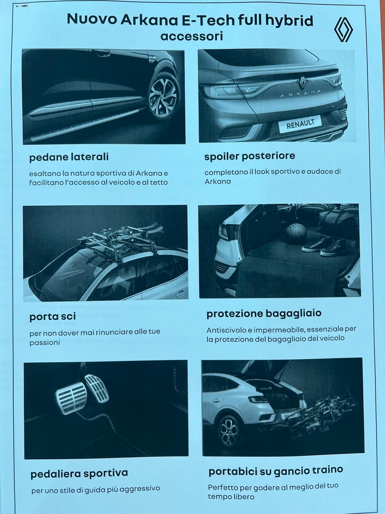 Renault Arkana Full Hybrid E-Tech 145 CV Techno possibilità noleggio no scoring