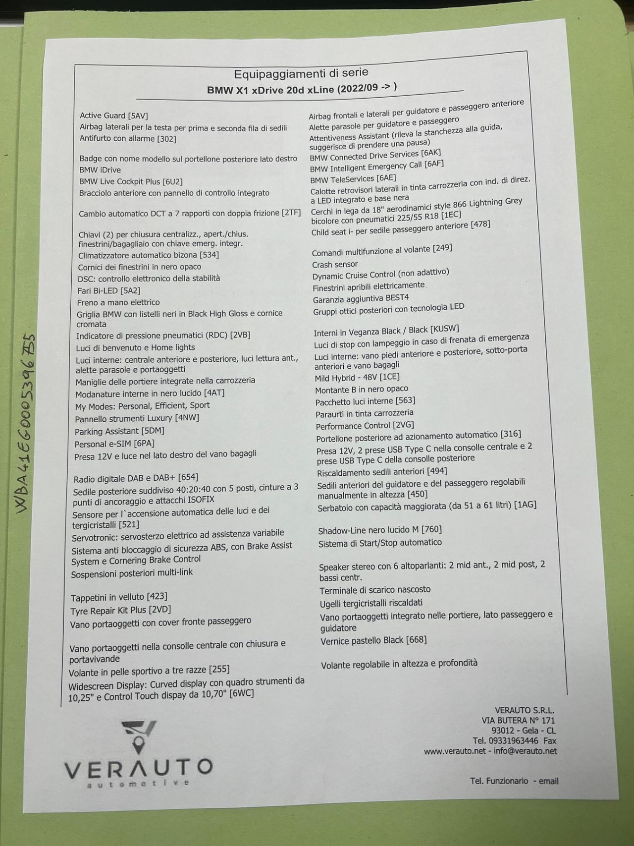 BMW X1 xdrive20dX-Line possibilità noleggio no scoring