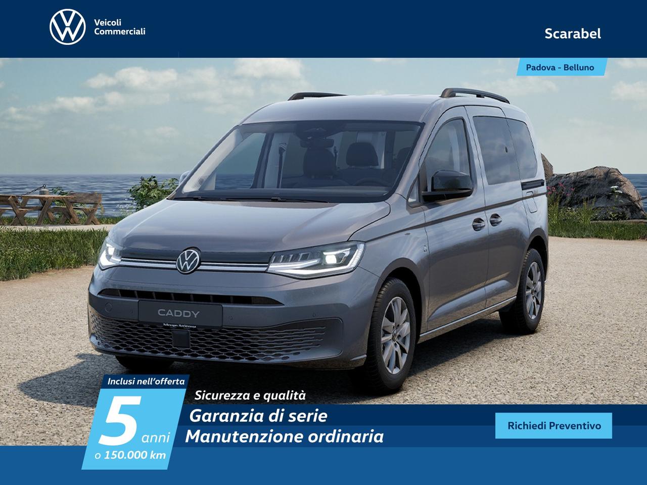 Volkswagen Caddy m1 2.0 tdi 122cv 4motion life my24