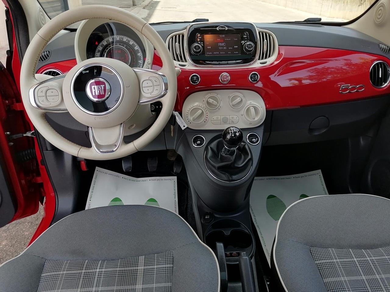 Fiat 500 1.2 BENZINA LOUNGE 51KW TETTO PANORAMICO 12/2015