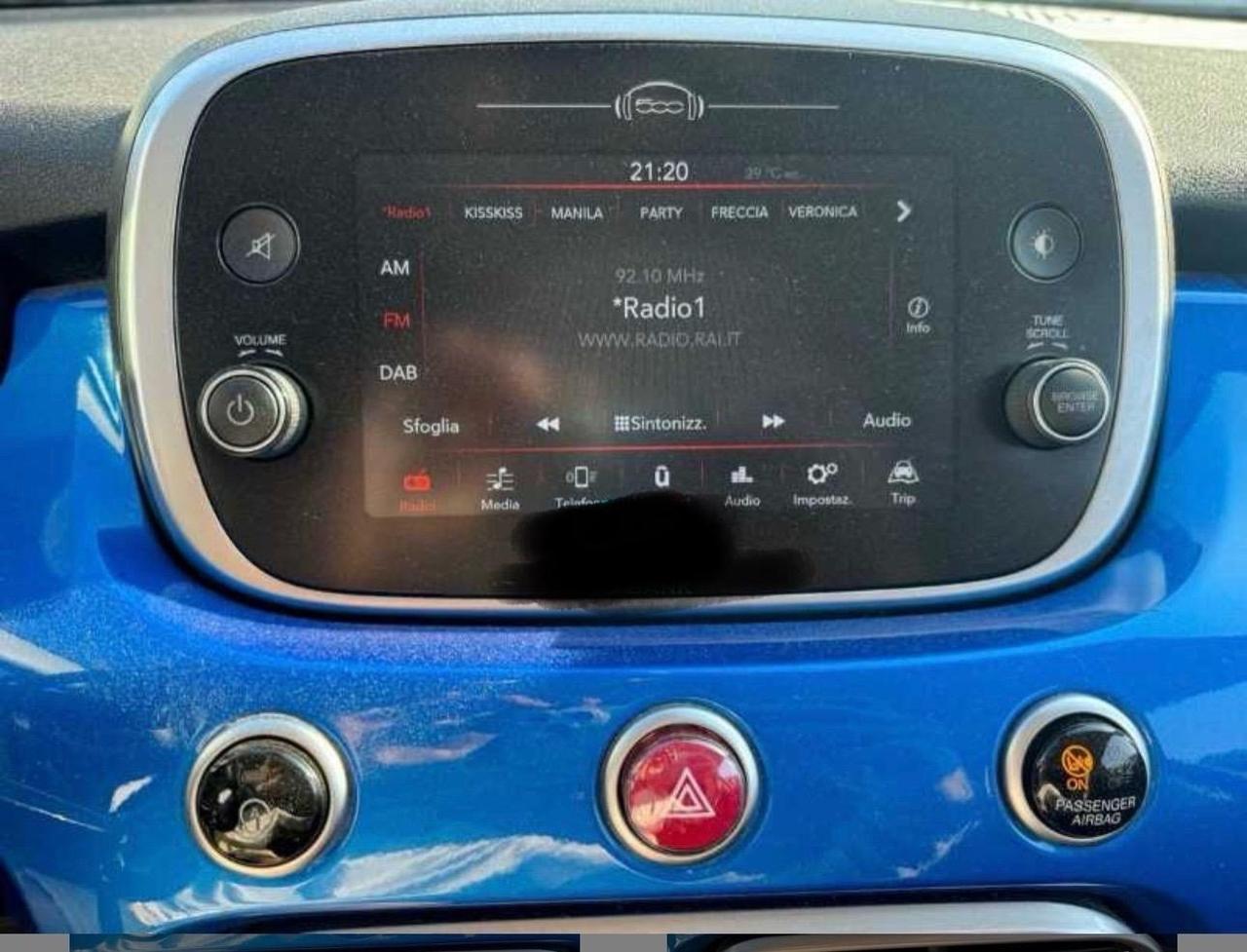 Fiat 500x 1.0 manuale benzina Fari Full led navigatore