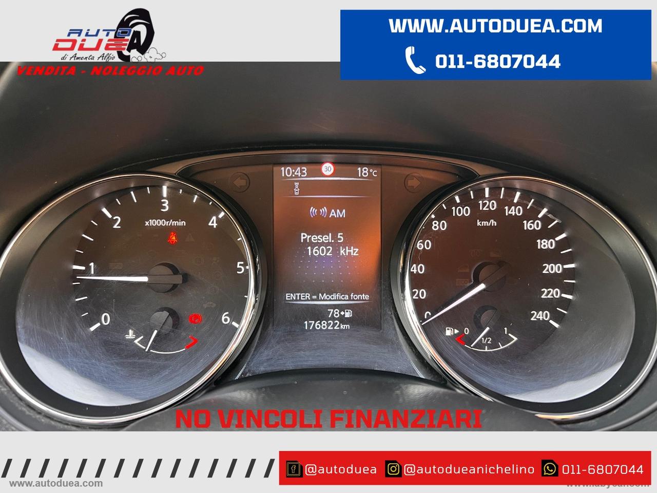NISSAN Qashqai 1.6 dCi 4WD Tekna NO VINCOLI FINANZIARI