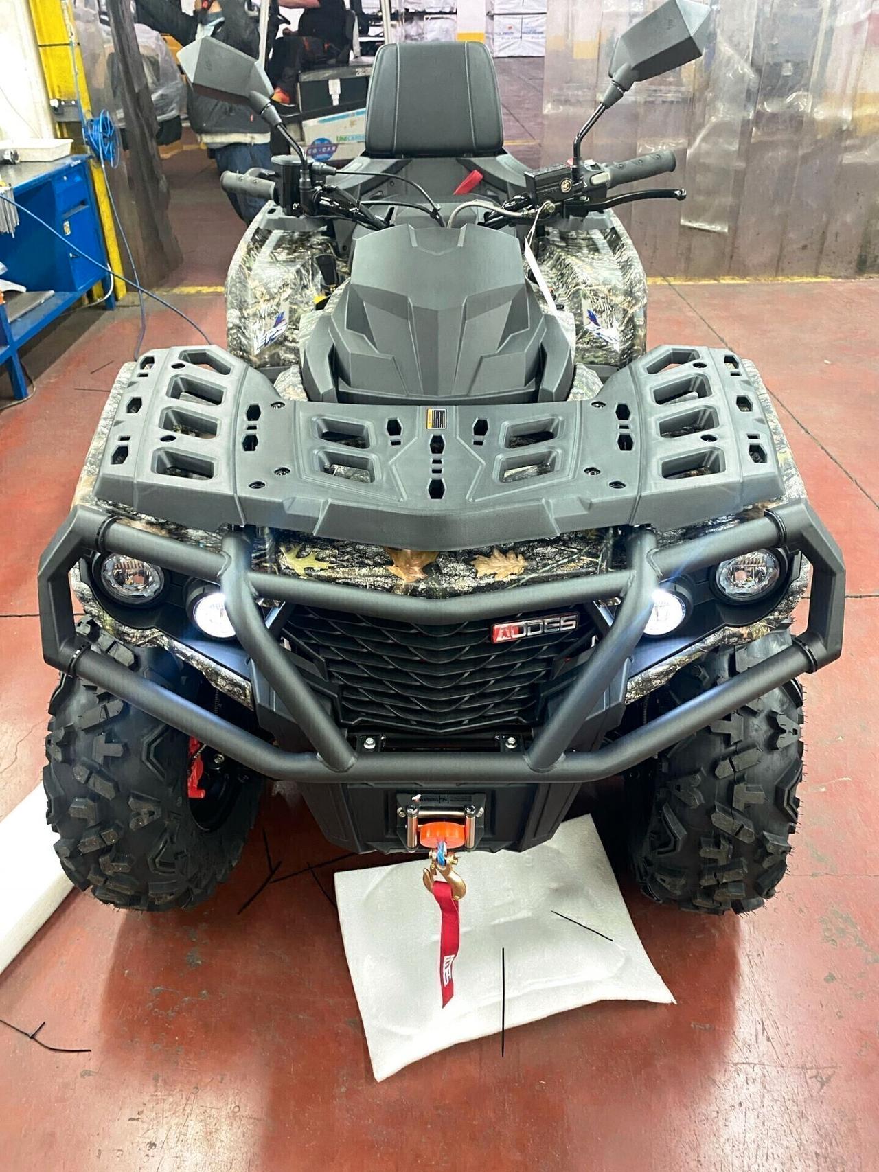 QUAD AODES ODES 850 PATHCROSS TARGA GIALLA