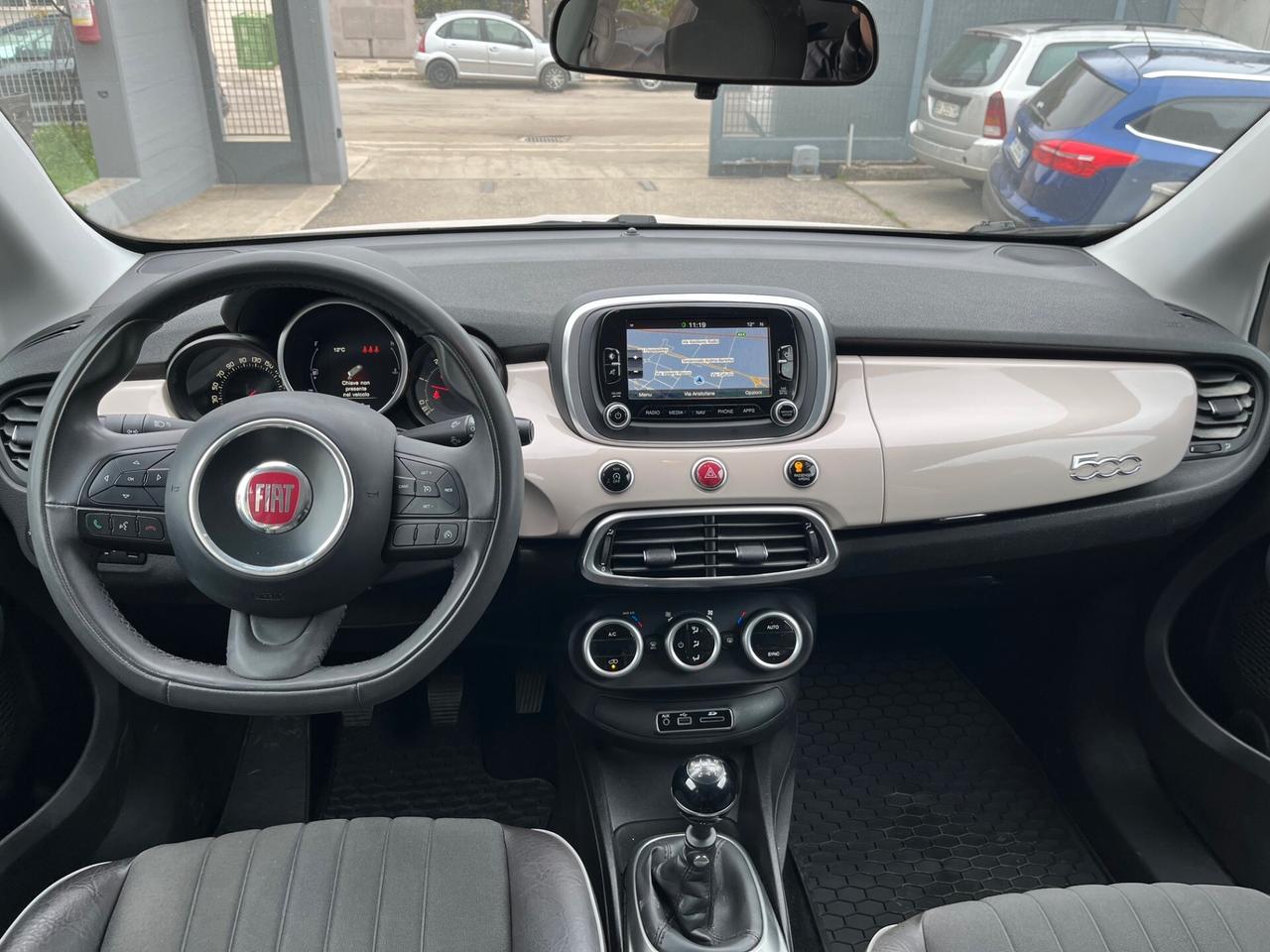 Fiat 500X 1.6 mjt Lounge 120cv XENON/NAVI/PELLE/18; PERFETTA