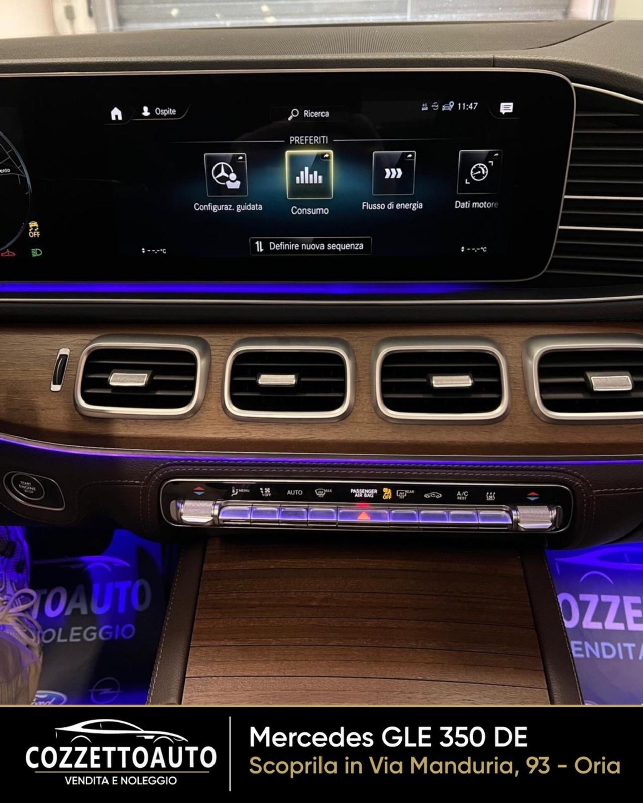 Mercedes-benz GLE 350 de EQ 4Matic Premium TETTO